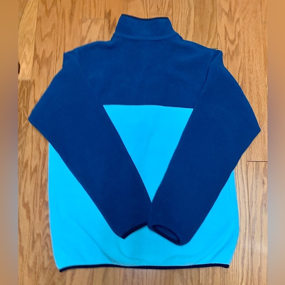 Men’s XL Two Tone Recycled Polyester PATAGONIA Snap Button Fleece Synchilla - Picture 16 of 16